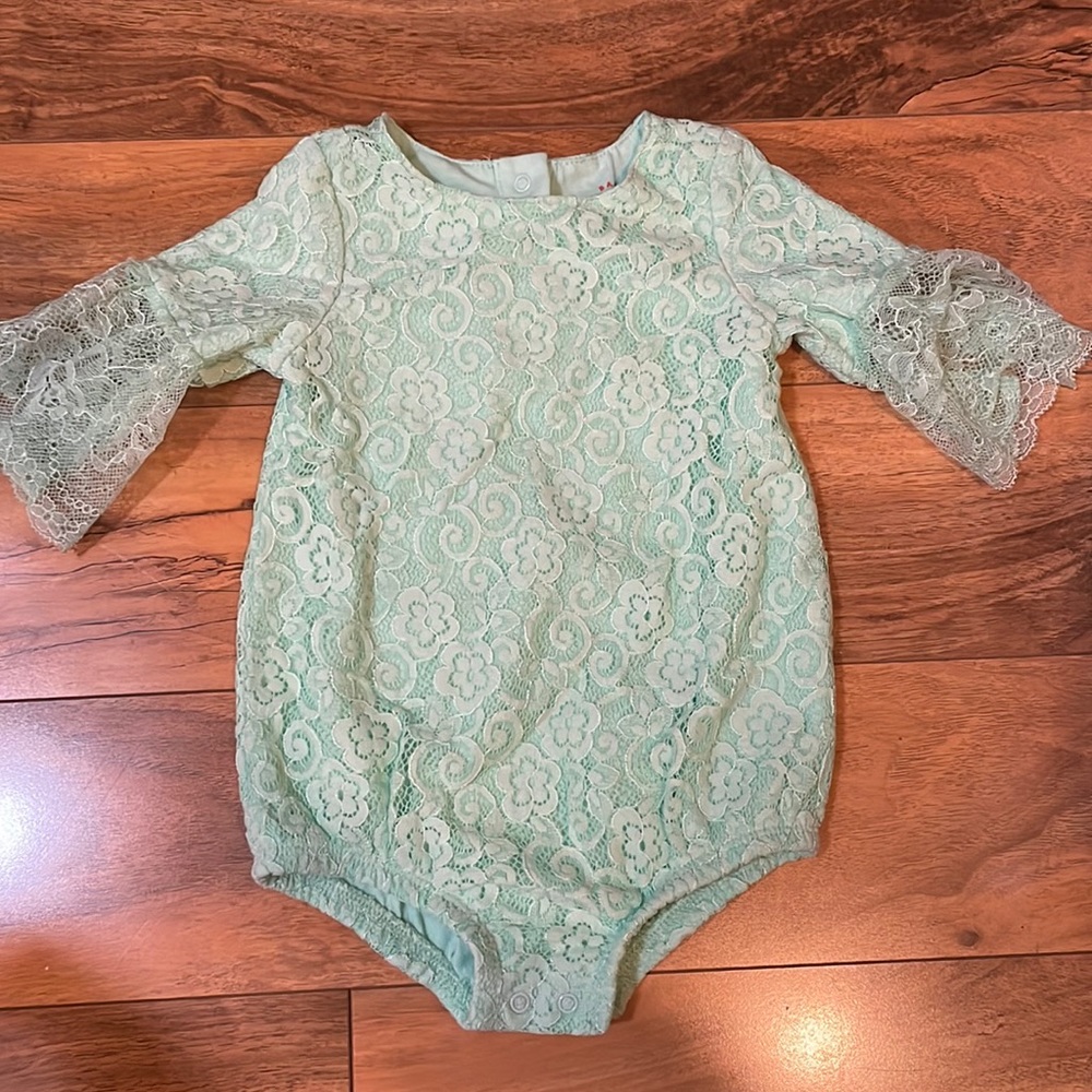 6-9 month lace onsie